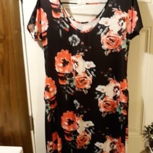 Ladies unsized long comfy dress